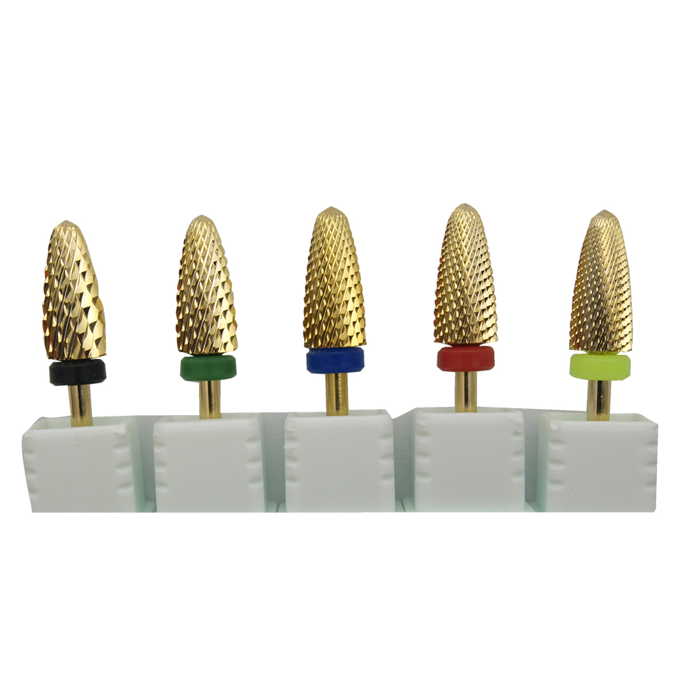 Nail Art Gold - Easy Nail 1pcs Gold Coated Safety