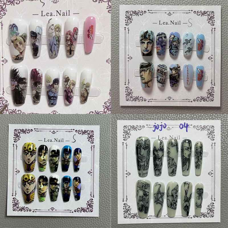 Nail Art Nail Art - JOJO Nail Art Student Anime Cartoon