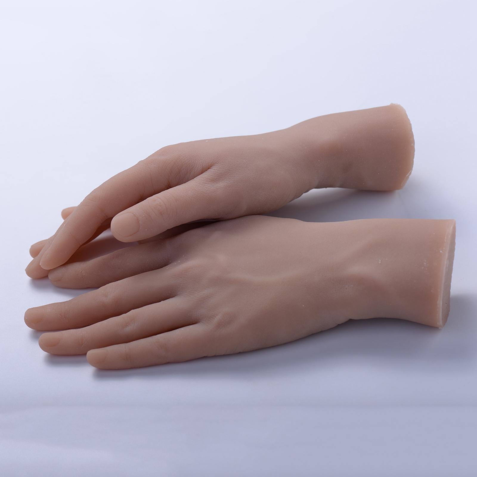 Nail Art For Men - Realistic Fake Hands for Men Silicone