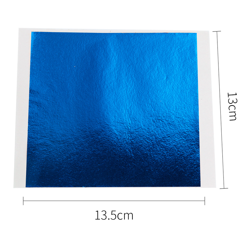1000pcs/pack 13cm Leaf Sheets  - Nail Art Gold recension och pris