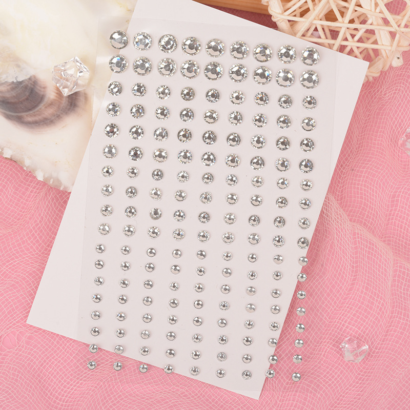White Rhinestones 2mm 3mm 4mm  - Nail Art Nail Art recension och pris