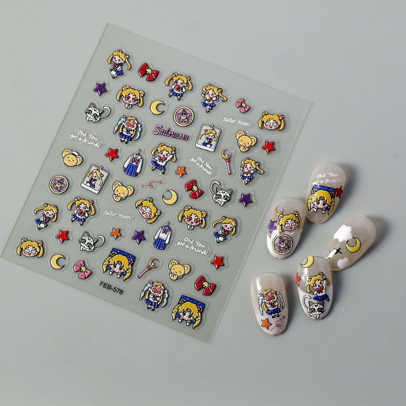 New Sailor Moon anime peripher - Nail Art Maroon recension och pris