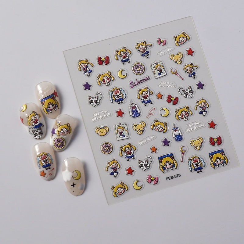 New Sailor Moon anime peripher - Nail Art Maroon recension och pris