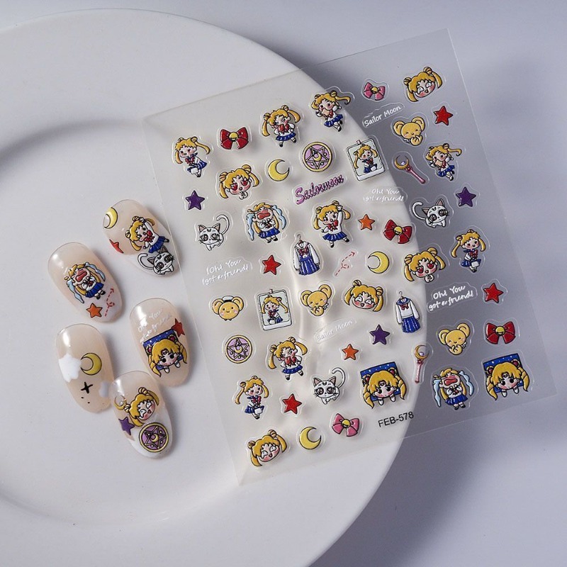 New Sailor Moon anime peripher - Nail Art Maroon recension och pris