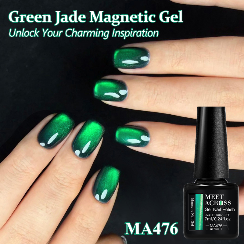 7ml Emerald Green Cat Magnetic - Nail Art Emerald Green recension och pris