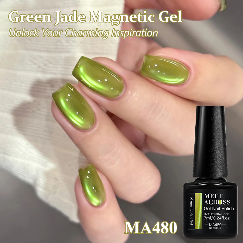 7ml Emerald Green Cat Magnetic - Nail Art Emerald Green recension och pris
