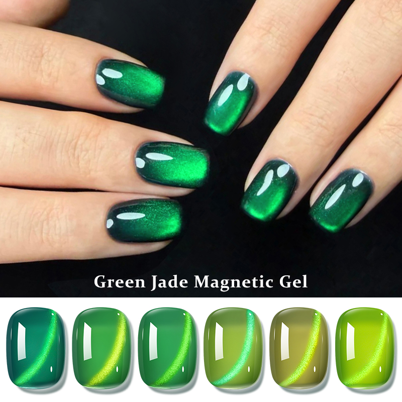 7ml Emerald Green Cat Magnetic - Nail Art Emerald Green recension och pris