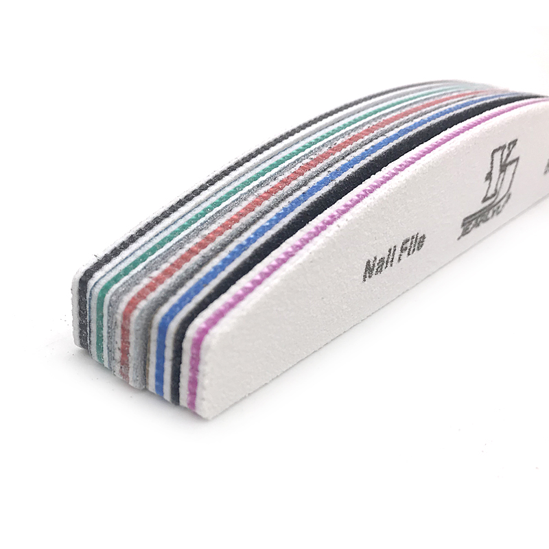 2/5pcs/lot Moon Nail File Mix  - Nail Art Maroon recension och pris