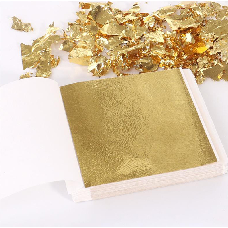 200Pcs Golden Leaf Foil Leaf S - Nail Art Gold recension och pris
