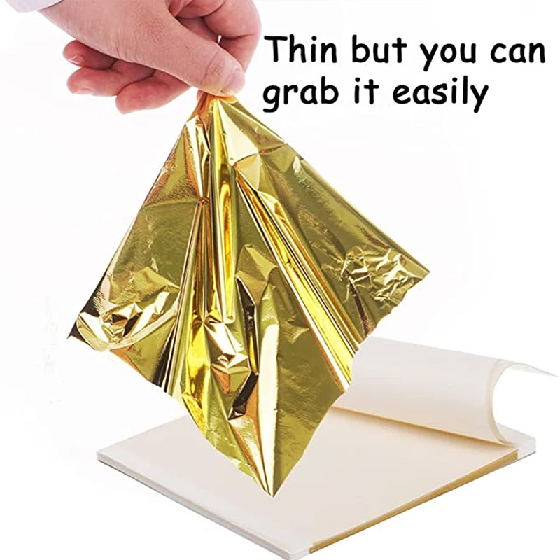 200Pcs Golden Leaf Foil Leaf S - Nail Art Gold recension och pris