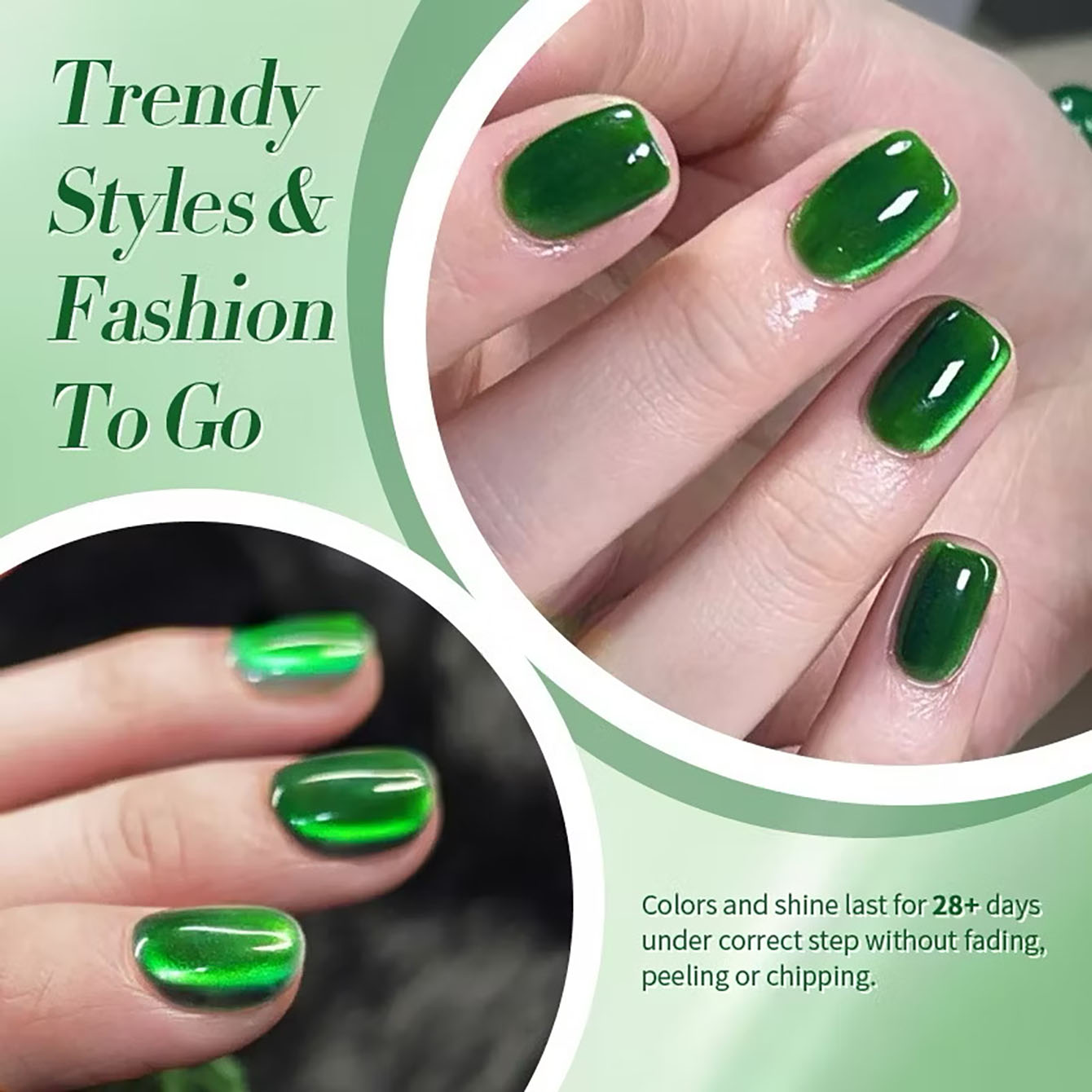 MIANEL 10ML Green Nail Polish  - Nail Art Emerald Green recension och pris