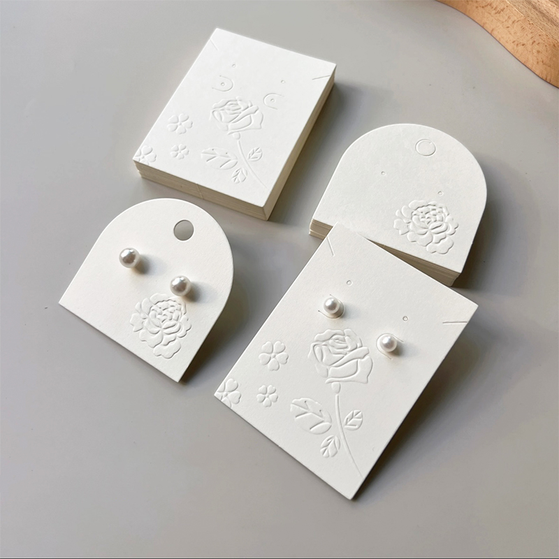 Earring Display Card Customize - Nail Art Gold recension och pris