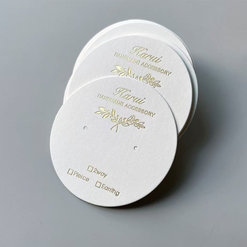 Earring Display Card Customize - Nail Art Gold recension och pris