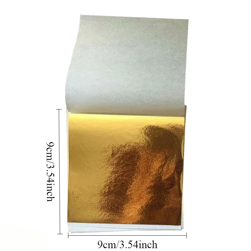 500 Sheets Imitation Gold Silv - Nail Art Gold recension och pris
