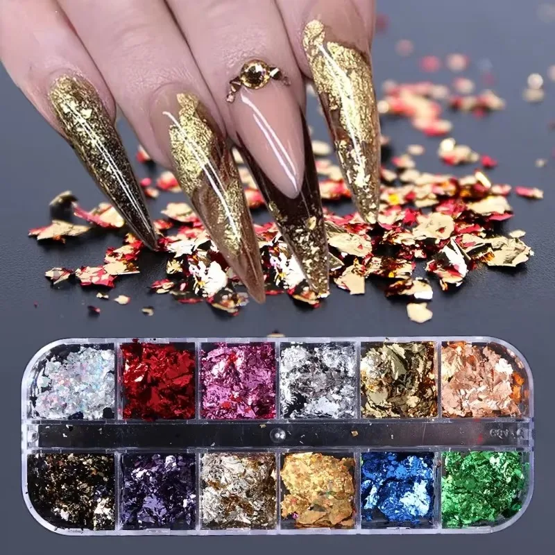 500 Sheets Imitation Gold Silv - Nail Art Gold recension och pris