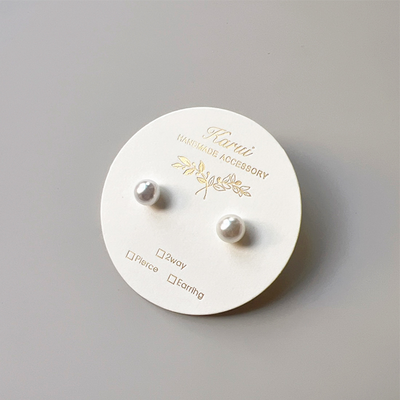 Customized Earring Display Car - Nail Art Gold recension och pris