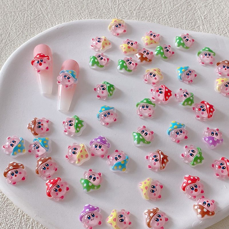 2/10/20pcs Kirby Nail Charms 3 - Nail Art Nail Art recension och pris