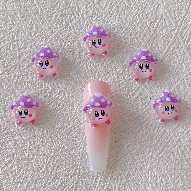 2/10/20pcs Kirby Nail Charms 3 - Nail Art Nail Art recension och pris