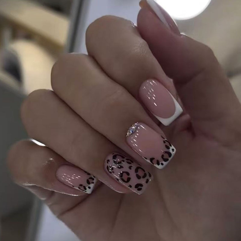 24pcs Finished Fake Nails Fren - Nail Art Red recension och pris