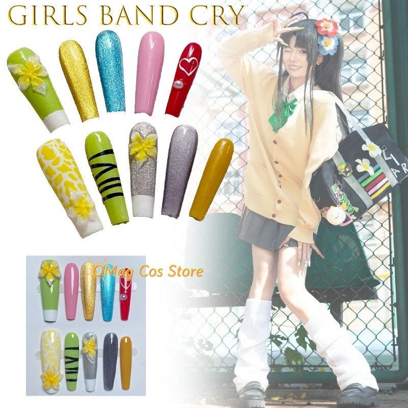Girls Band Cry Anon Subaru Sho - Nail Art Nail Art recension och pris