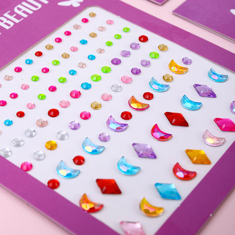 Hot Selling Face Gems Stickers - Nail Art Nail Art recension och pris