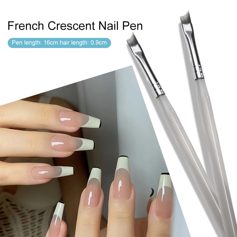 1/5Pcs Professional French Nai - Nail Art Maroon recension och pris