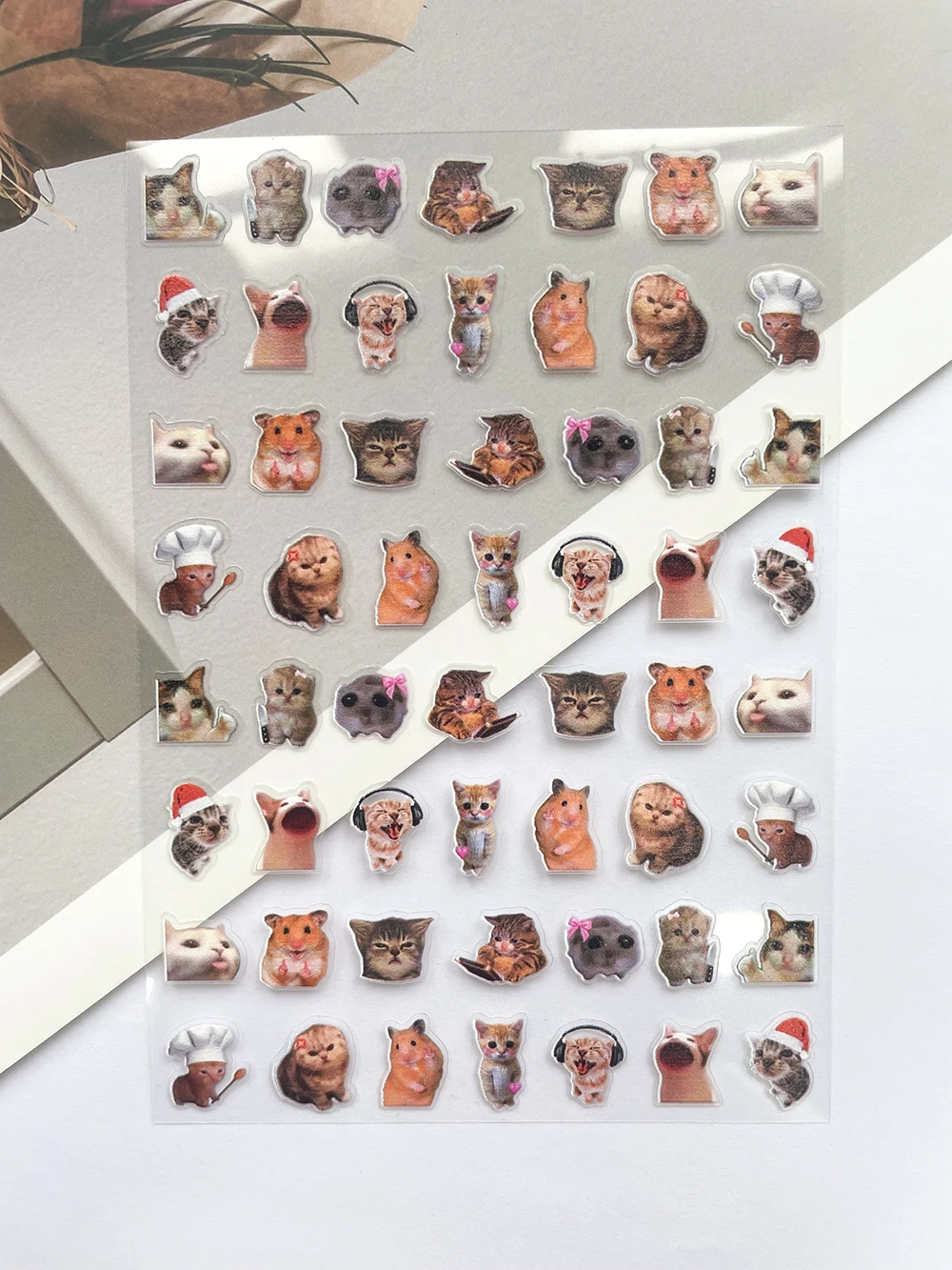 Mini Pvc Funny Cat Poster Good - Nail Art Nail Art recension och pris